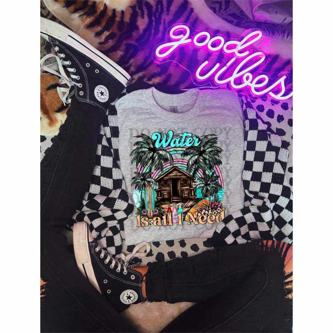 Water is all i need (WSD) 29098 DTF transfer