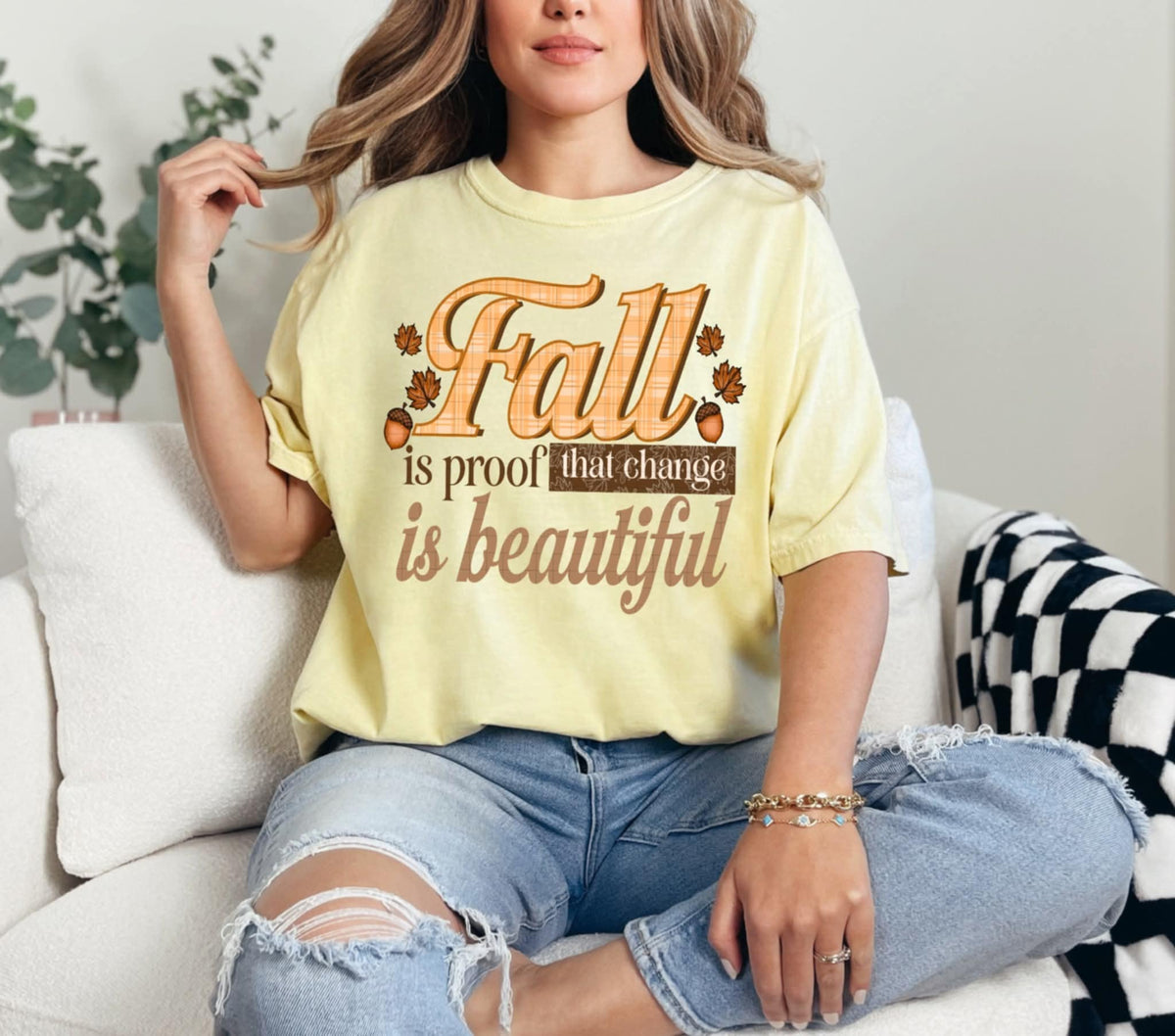Fall Is Proof change is beautiful (Linda) DTF transfer