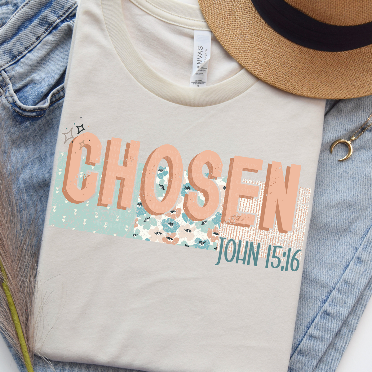 Chosen John 15:16 (TDD) 39286 DTF transfer