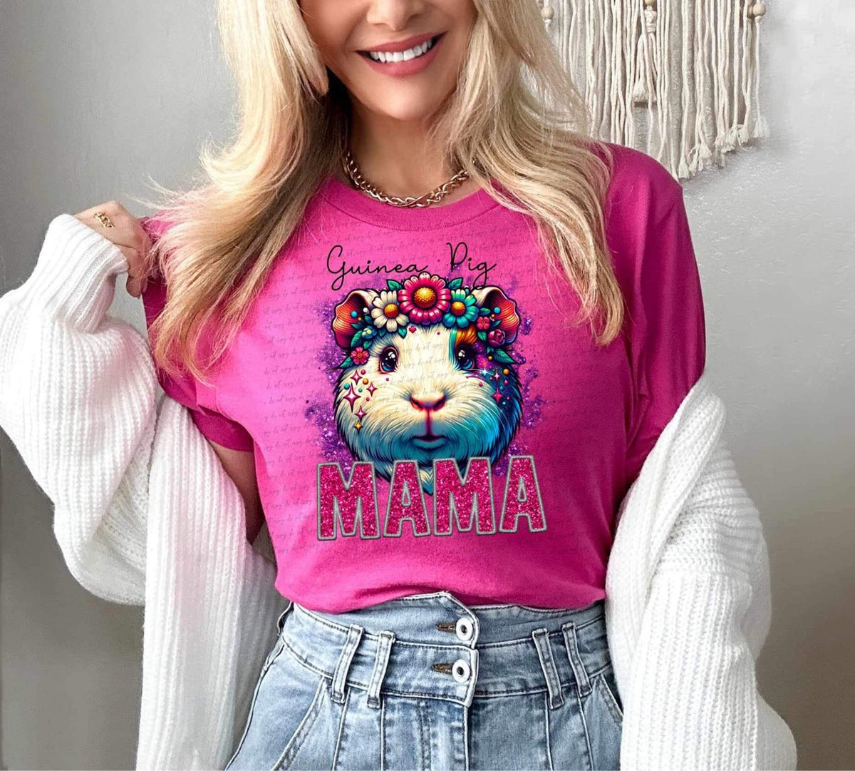 Guinea Pig mama 13866 DTF transfer