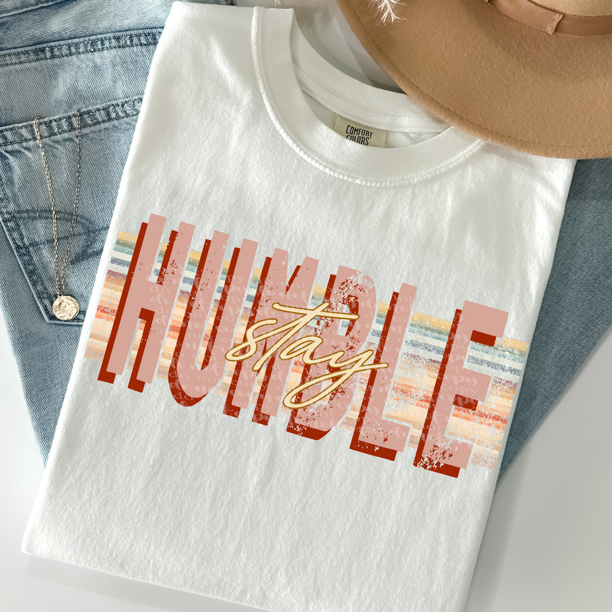 Stay humble (TDD) 39273 DTF transfer