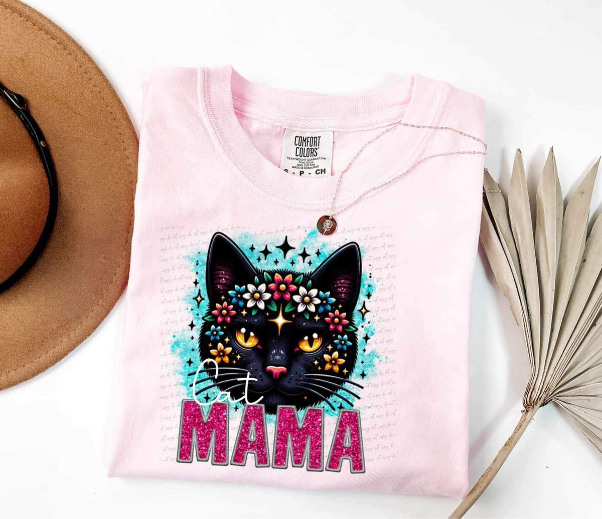 Black Cat Mama 13869 DTF transfer