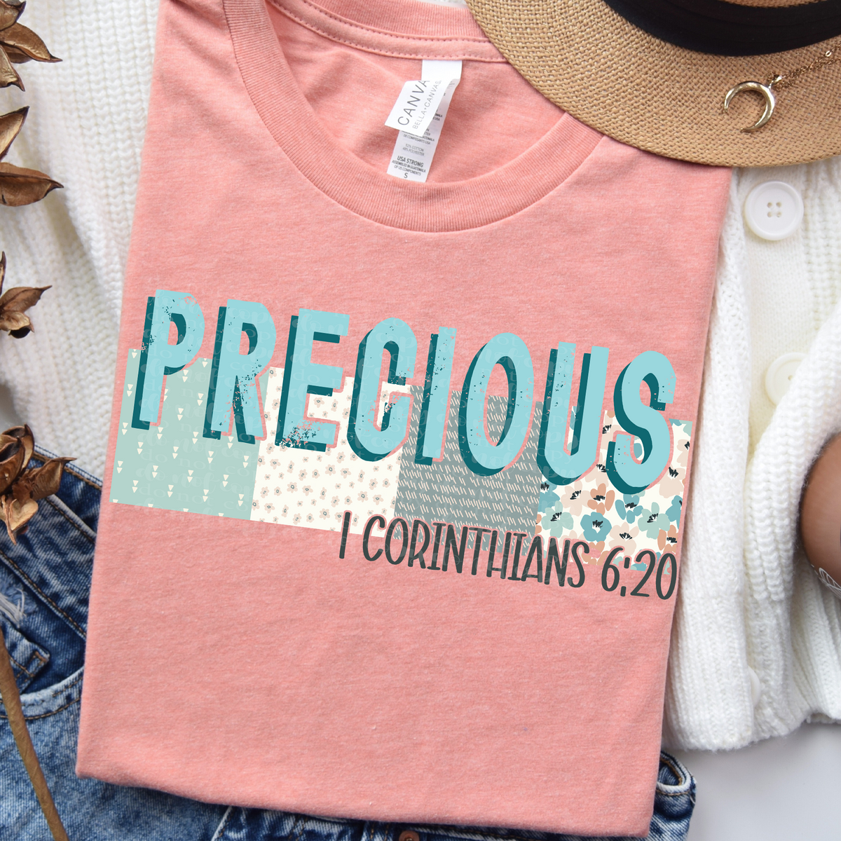 Precious 1 Corinthians 6:20 (TDD) 39281 DTF transfer