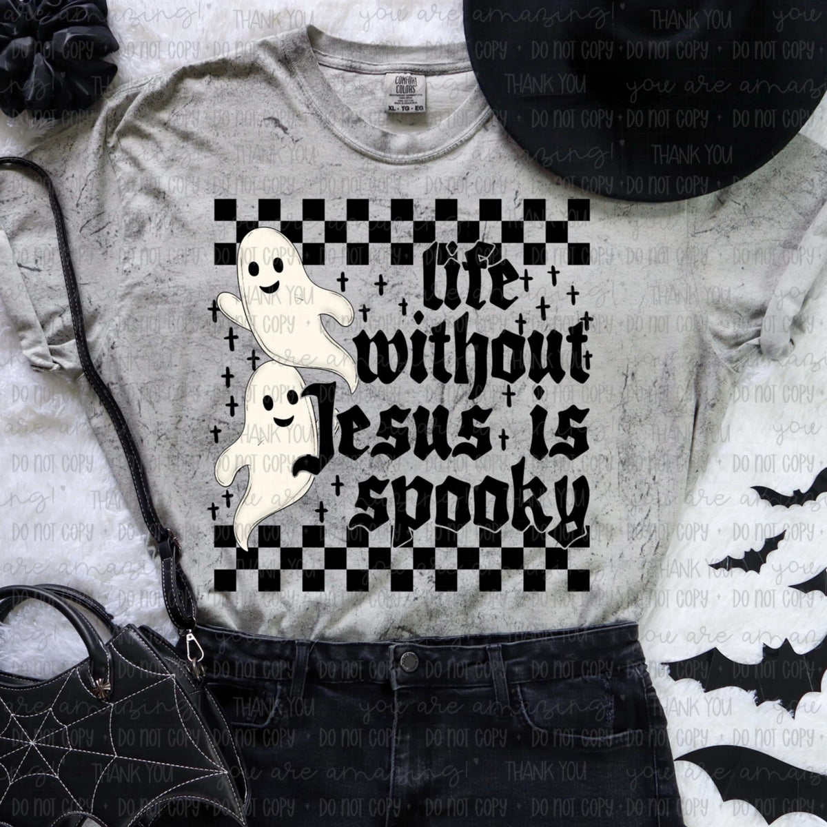 Life without Jesus is spooky ghosts 113144 DTF transfer