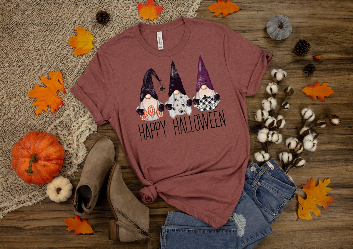 Happy Halloween gnomes 60802 DTF transfer