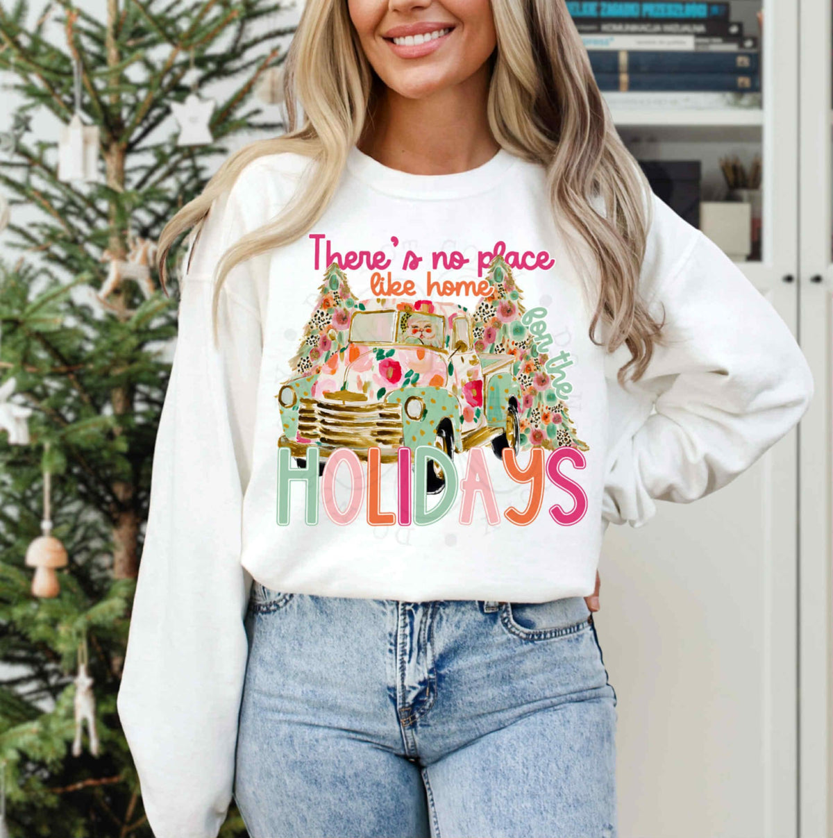 Home for the holidays truck EXCLUSIVE DTF transfer