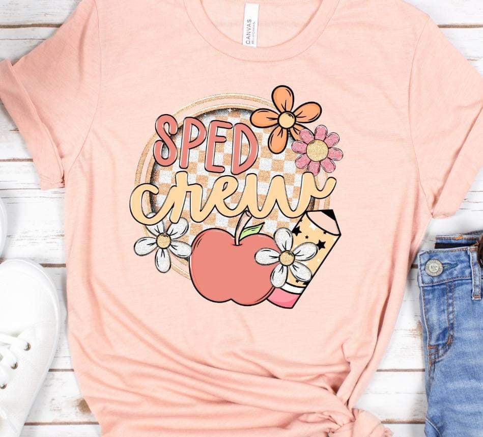 Sped chew circle apple pencil 39403 DTF transfer