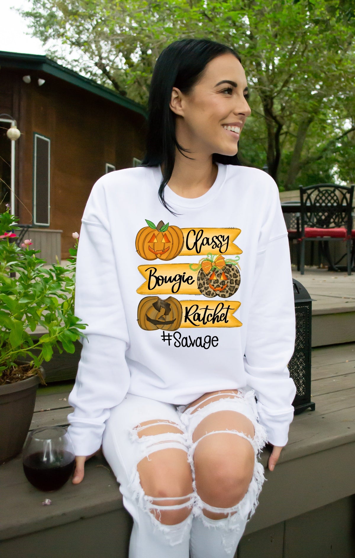 Classy bougie ratchet Halloween 60837 DTF transfer