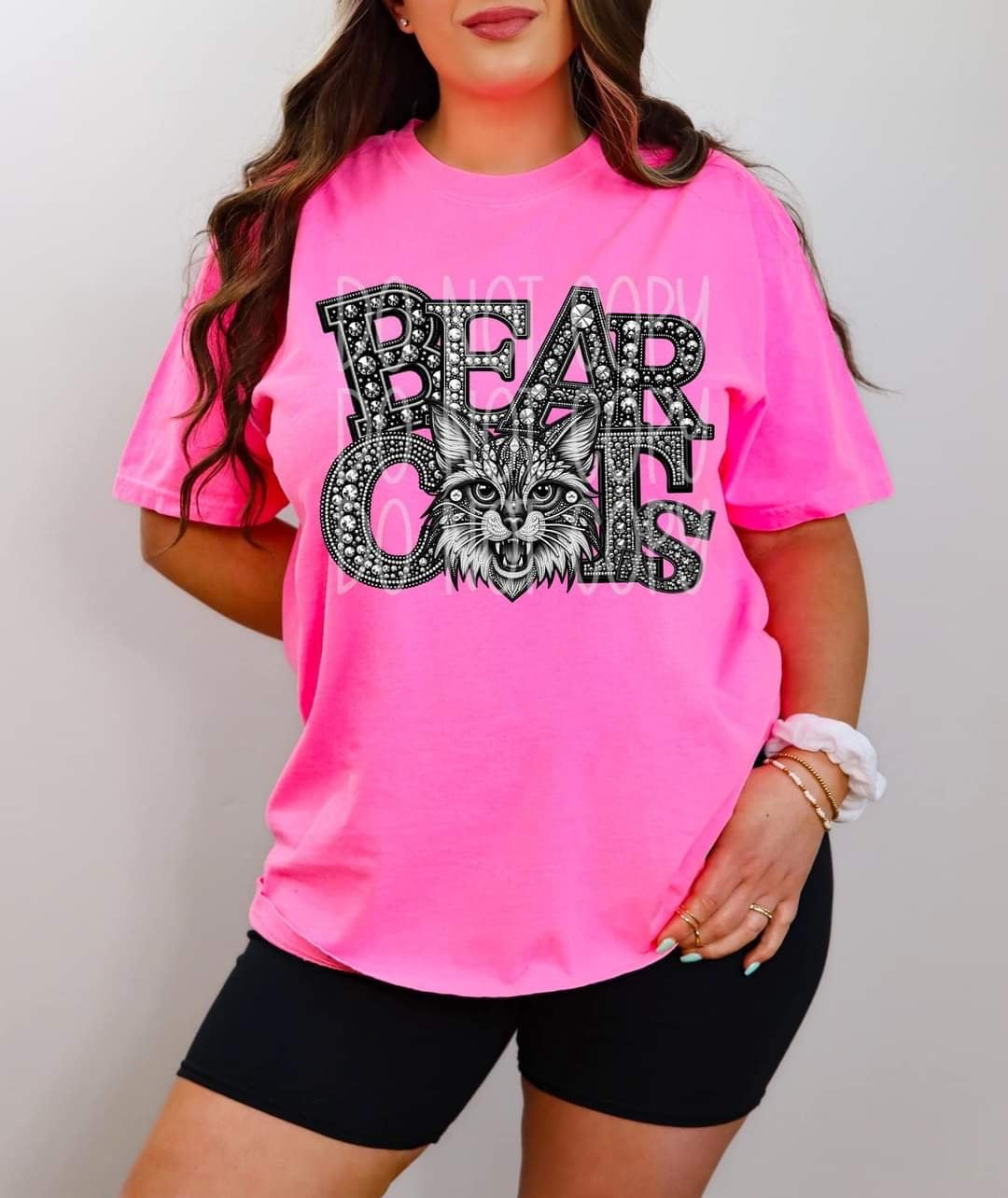 Bearcats rhinestones 39391 DTF transfer