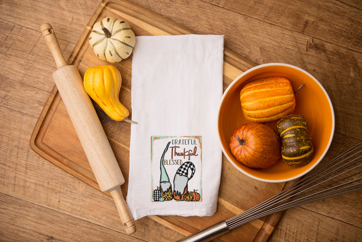 Grateful thankful blessed gnomes 60849 DTF transfer