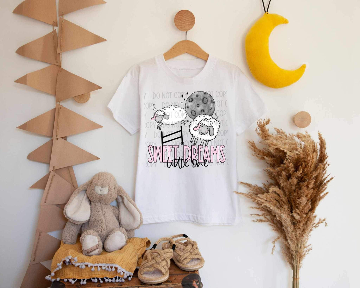Sweet dream little one sheep and moon 19920 DTF TRANSFER
