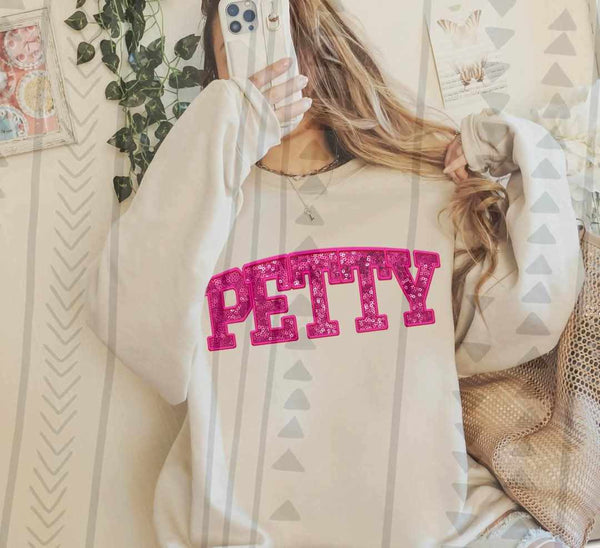 Petty pink sequin 77213 DTF transfer