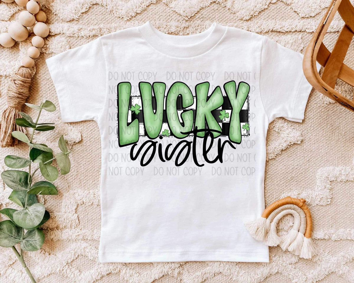 Lucky sister 19922 DTF TRANSFER