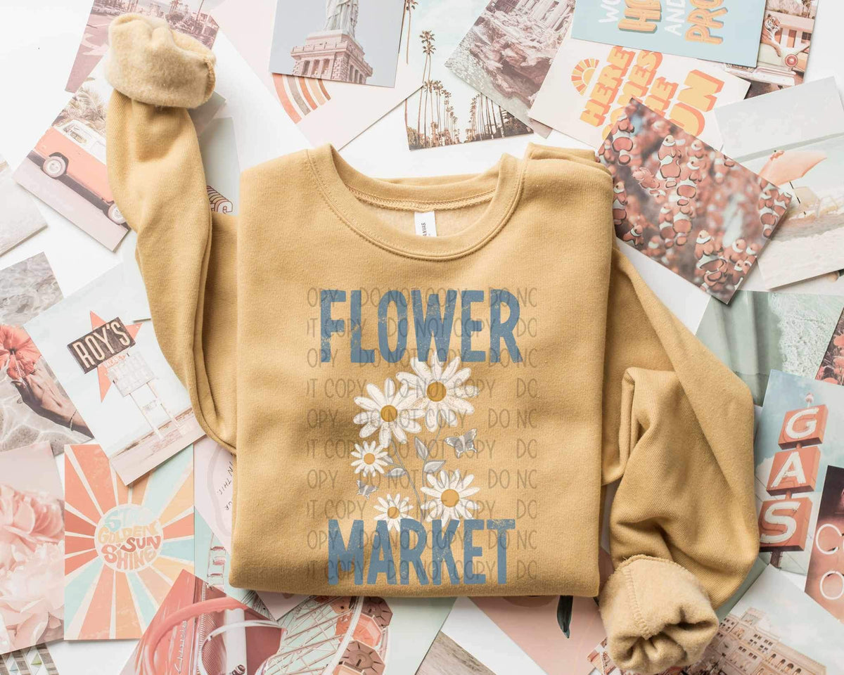 Flower market daisies 19941 DTF TRANSFER