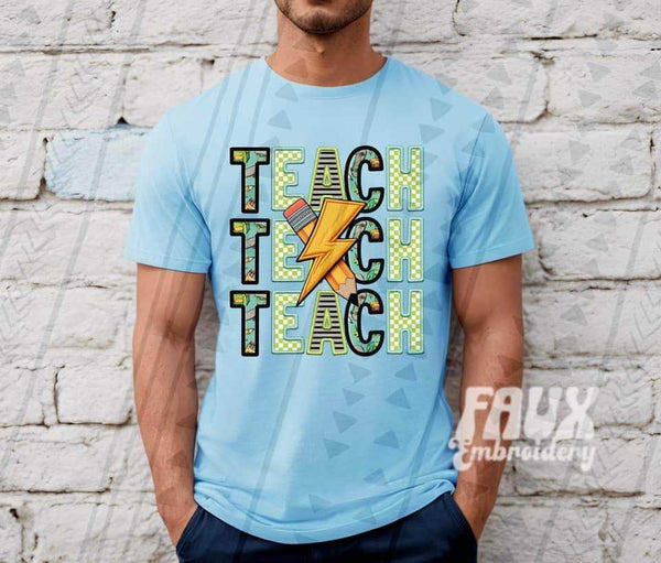 Teach stacked embroidery BOY 39477 DTF transferac