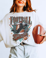 Football mama brown font (AG) 29220 DTF transfer