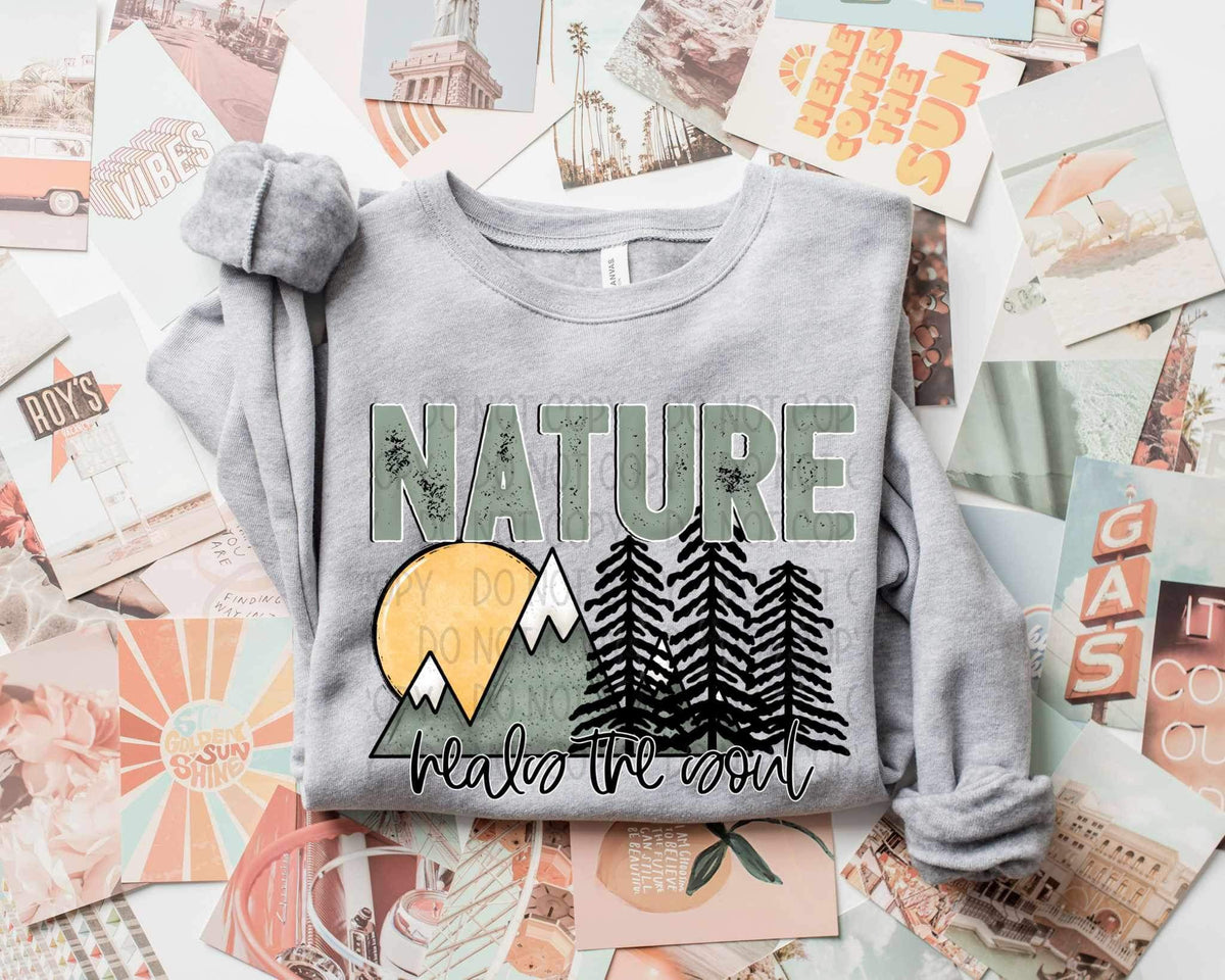 Nature heals the soul 19956 DTF TRANSFER