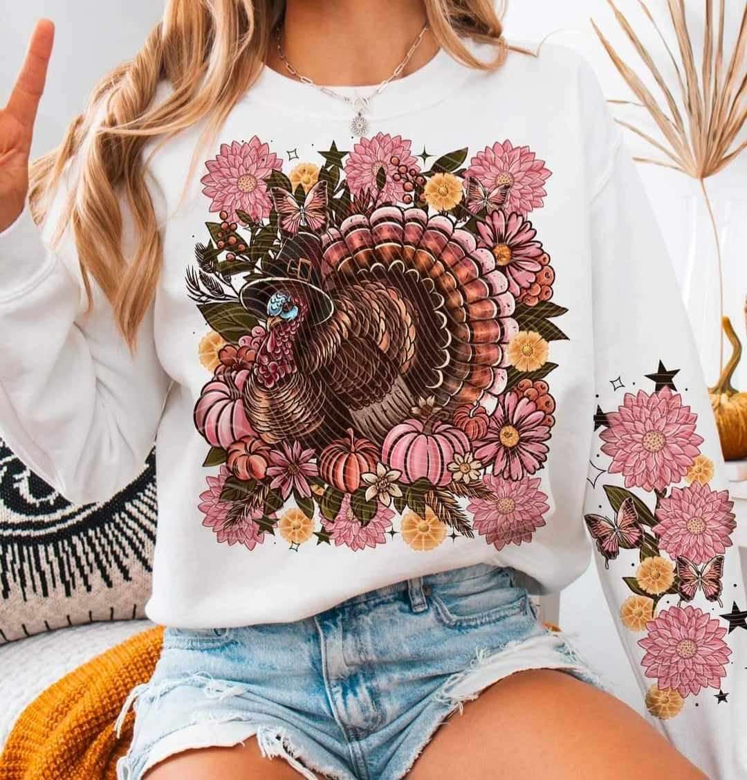 Give thanks turkey NO FONT (AG) 60937 DTF transfer
