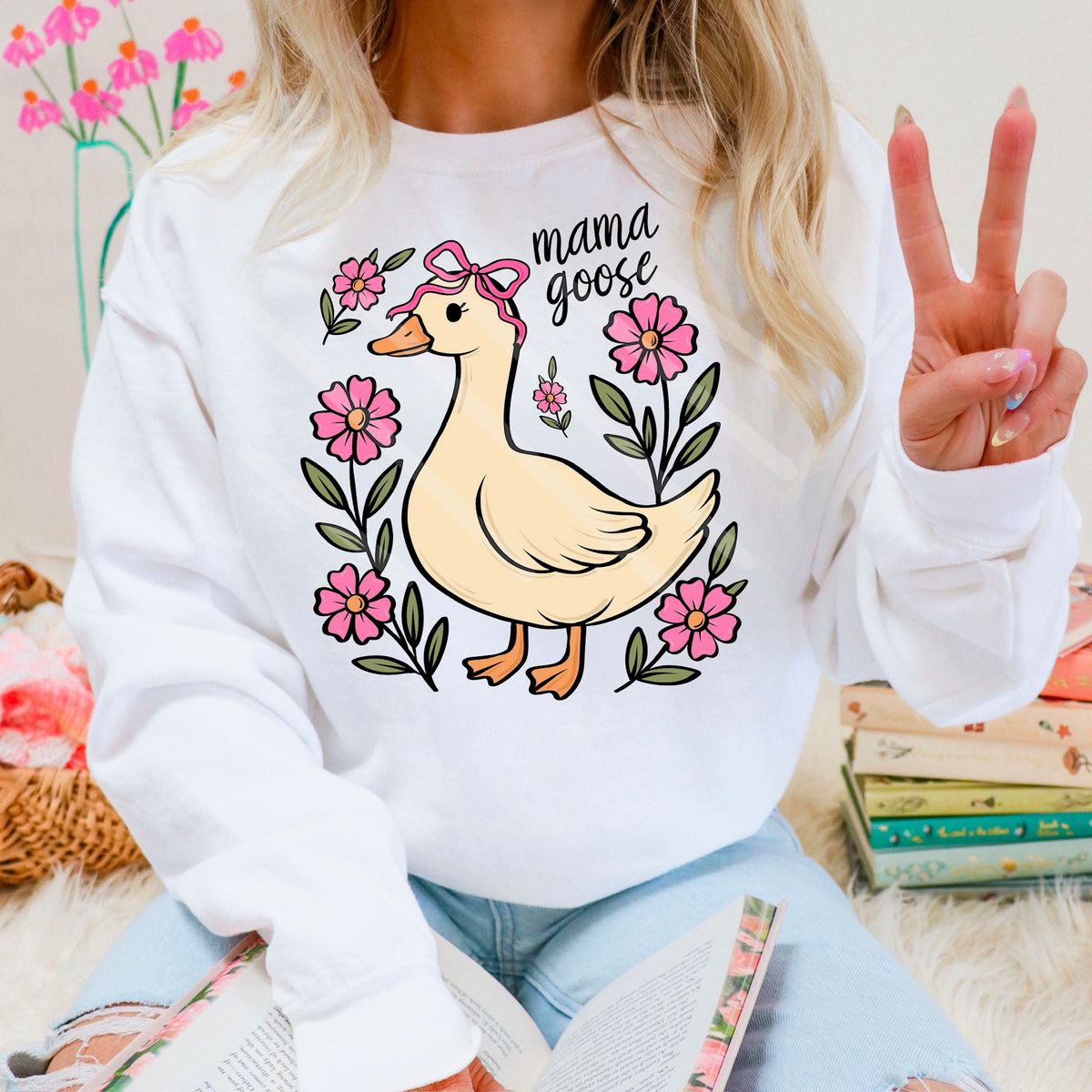 Mama Goose (scarlow) DTF transfer