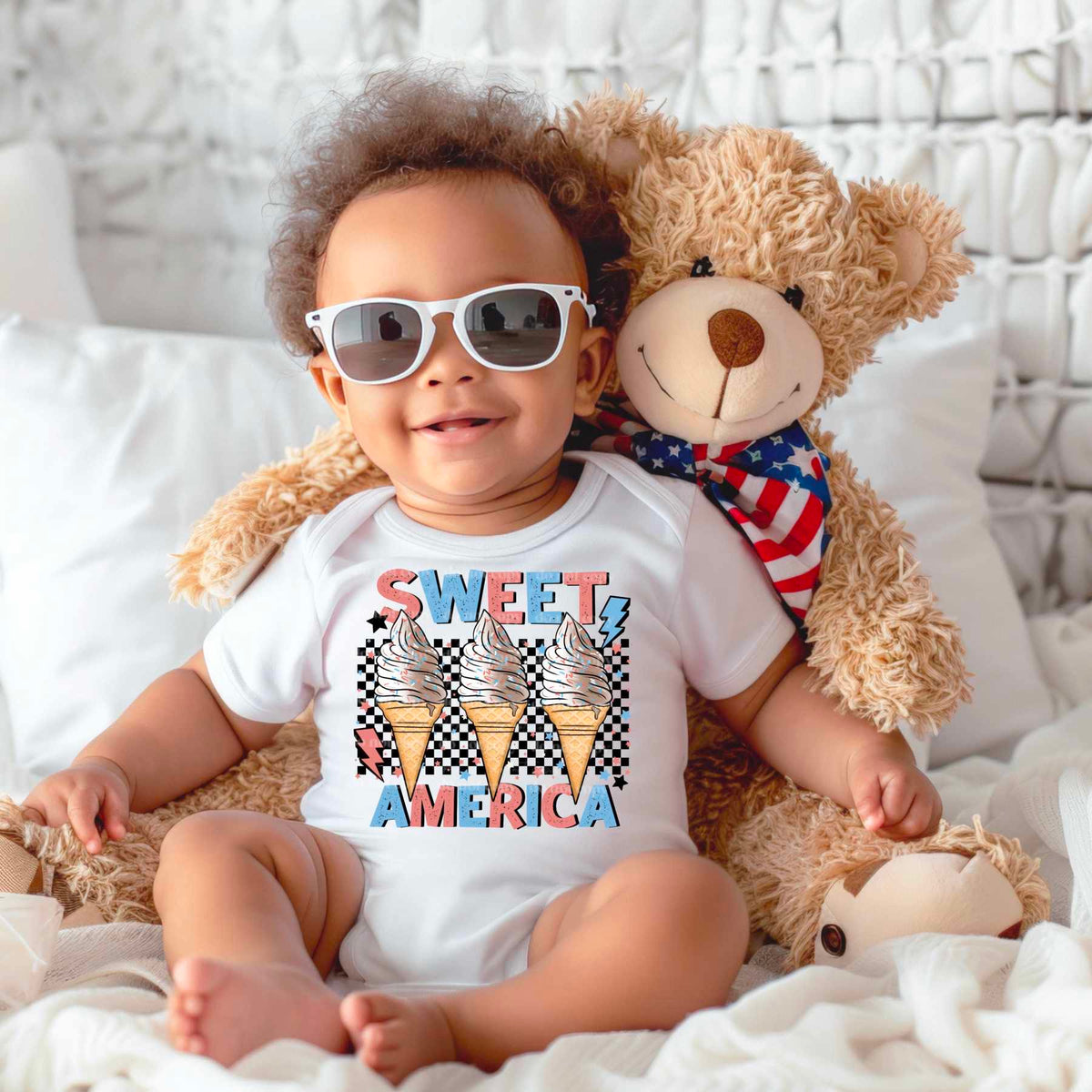 Sweet america trio cones (CSC) 29260 DTF transfer