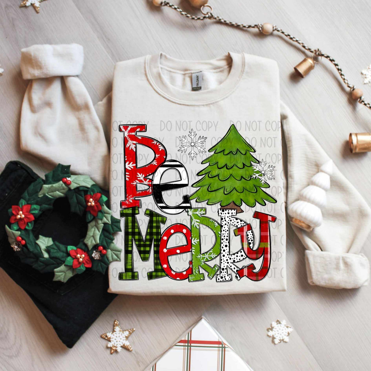 Be merry (SW) 60972 DTF transfer