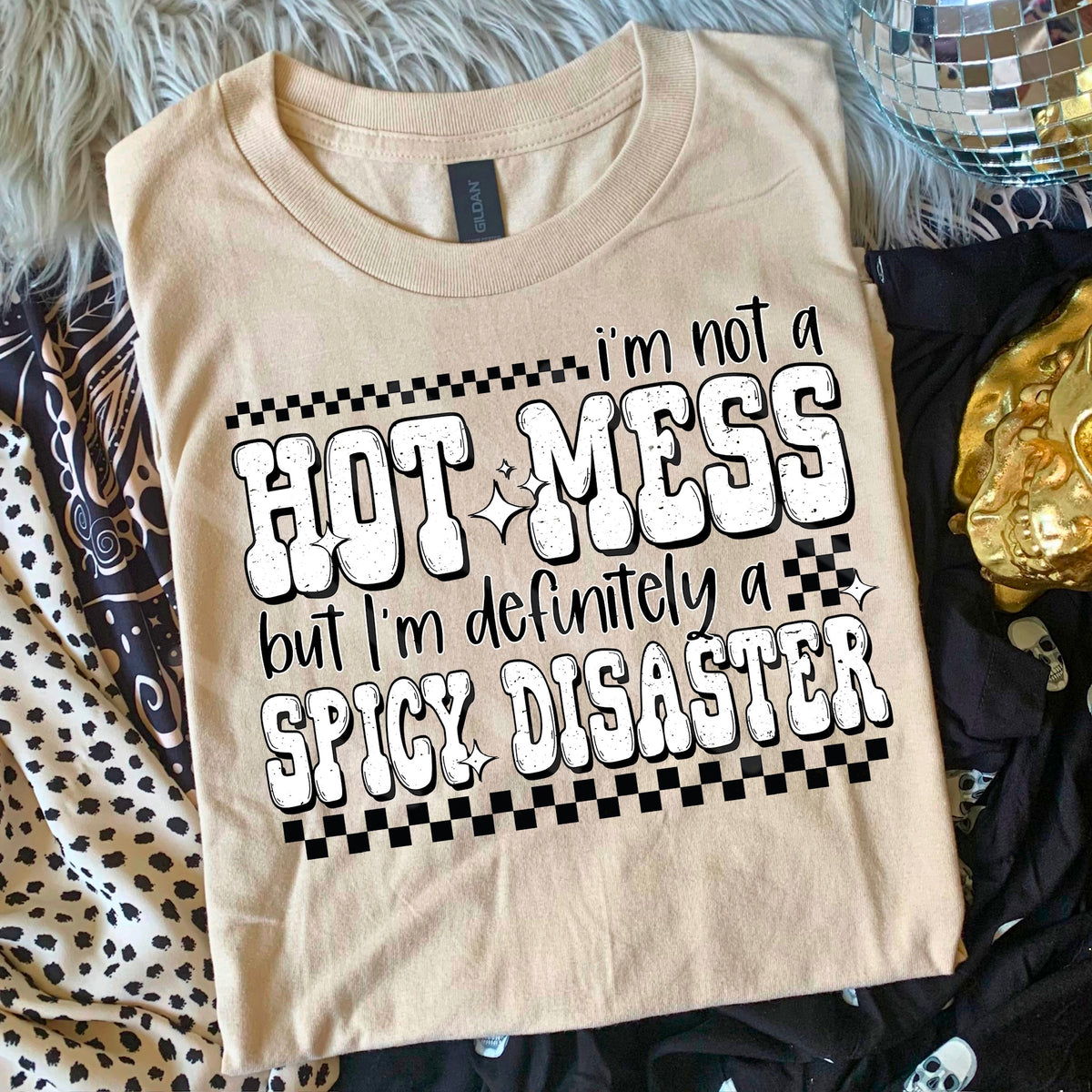 Hot Mess spicy disaster (scarlow) DTF transfer