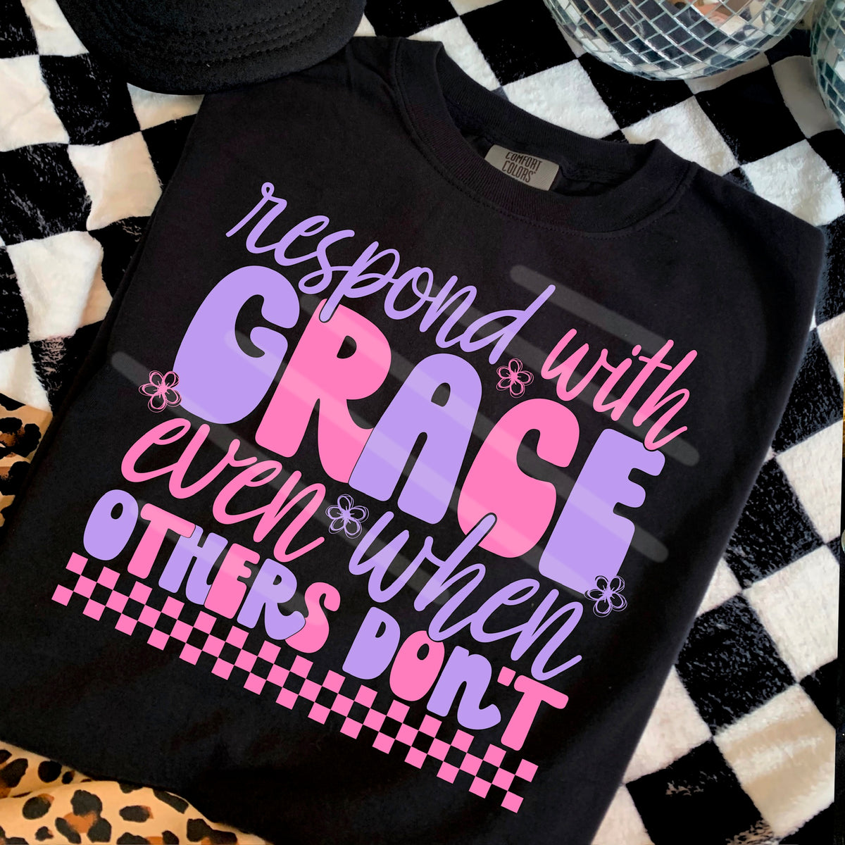 Respond with grace (scarlow) 114359 DTF transfer