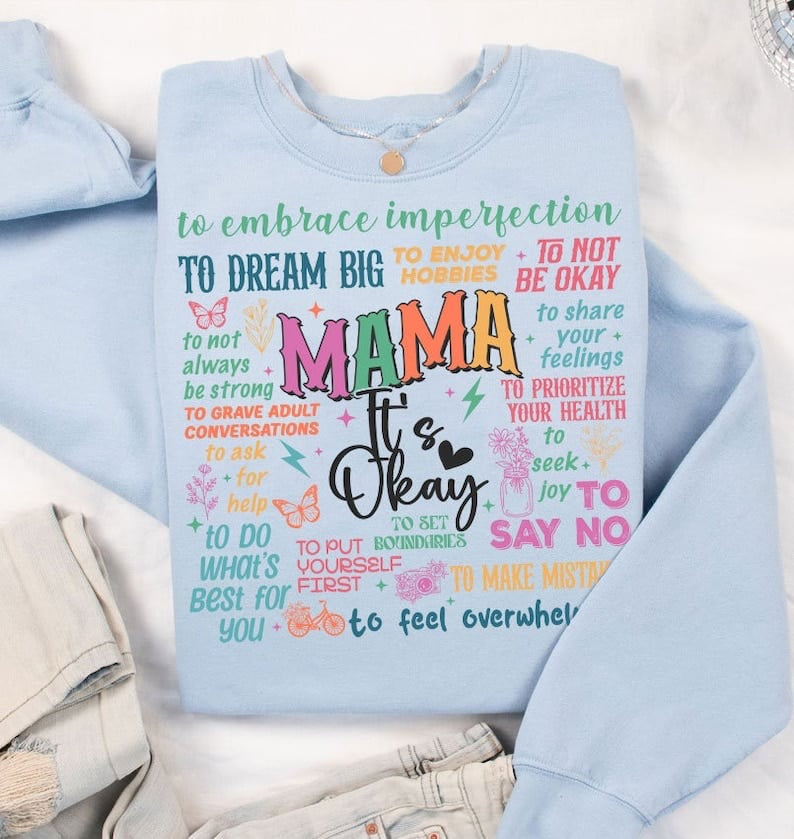 Mama it’s okay subway COLORFUL 29303 DTF transfer