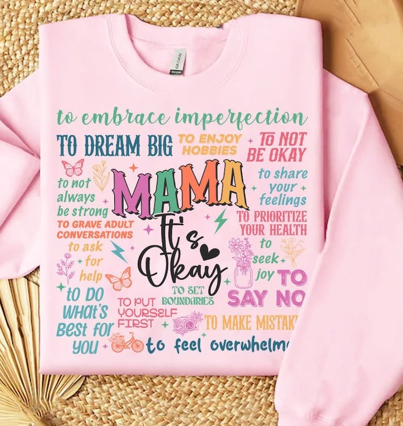 Mama it’s okay subway COLORFUL 29303 DTF transfer