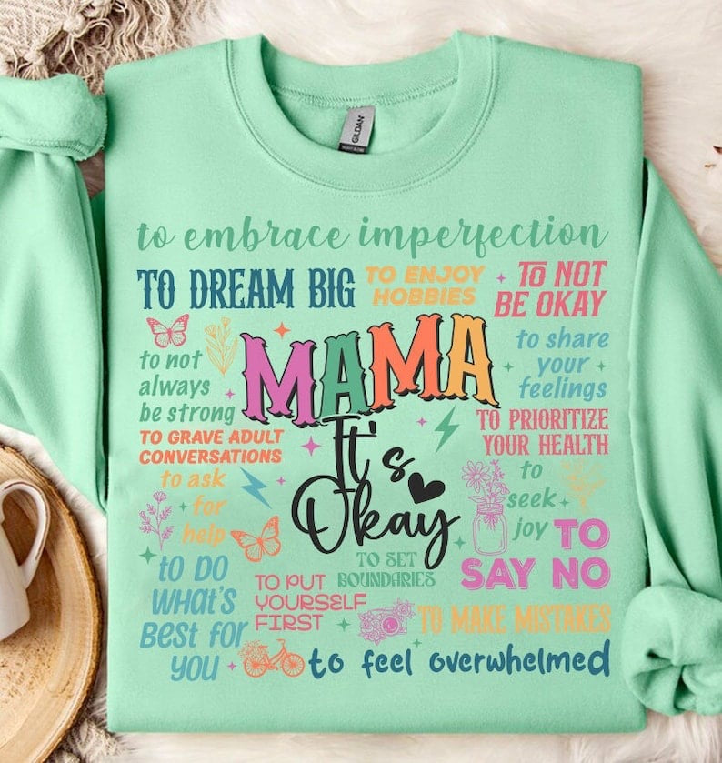 Mama it’s okay subway COLORFUL 29303 DTF transfer