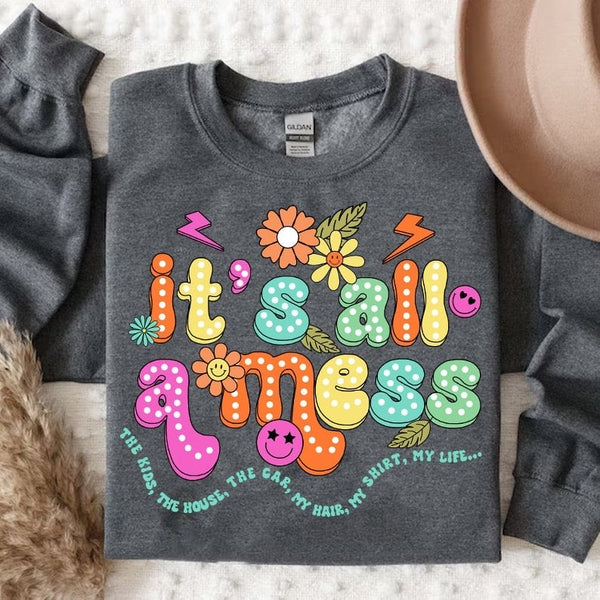 It’s all a mess (orange I) 29294 DTF transfer
