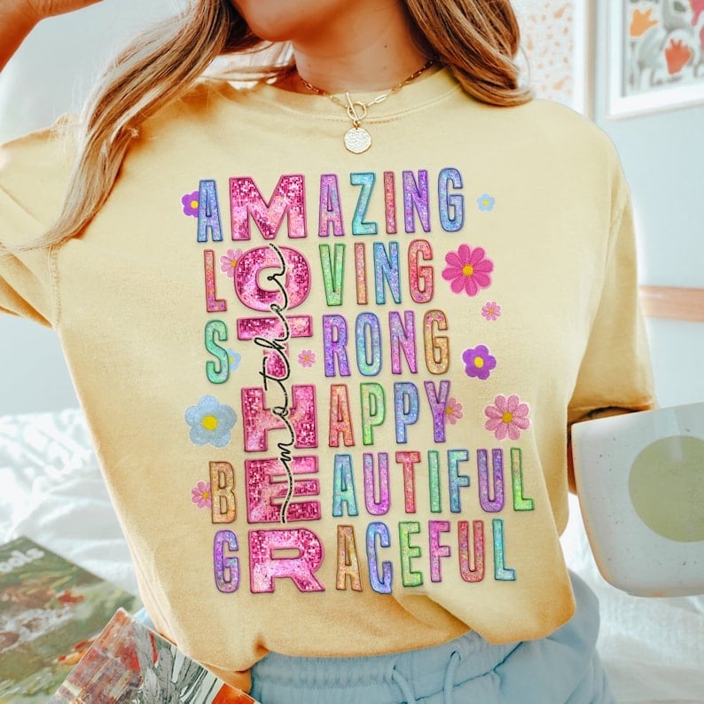 Mother amazing loving strong BLACK mother 29299 DTF transferg