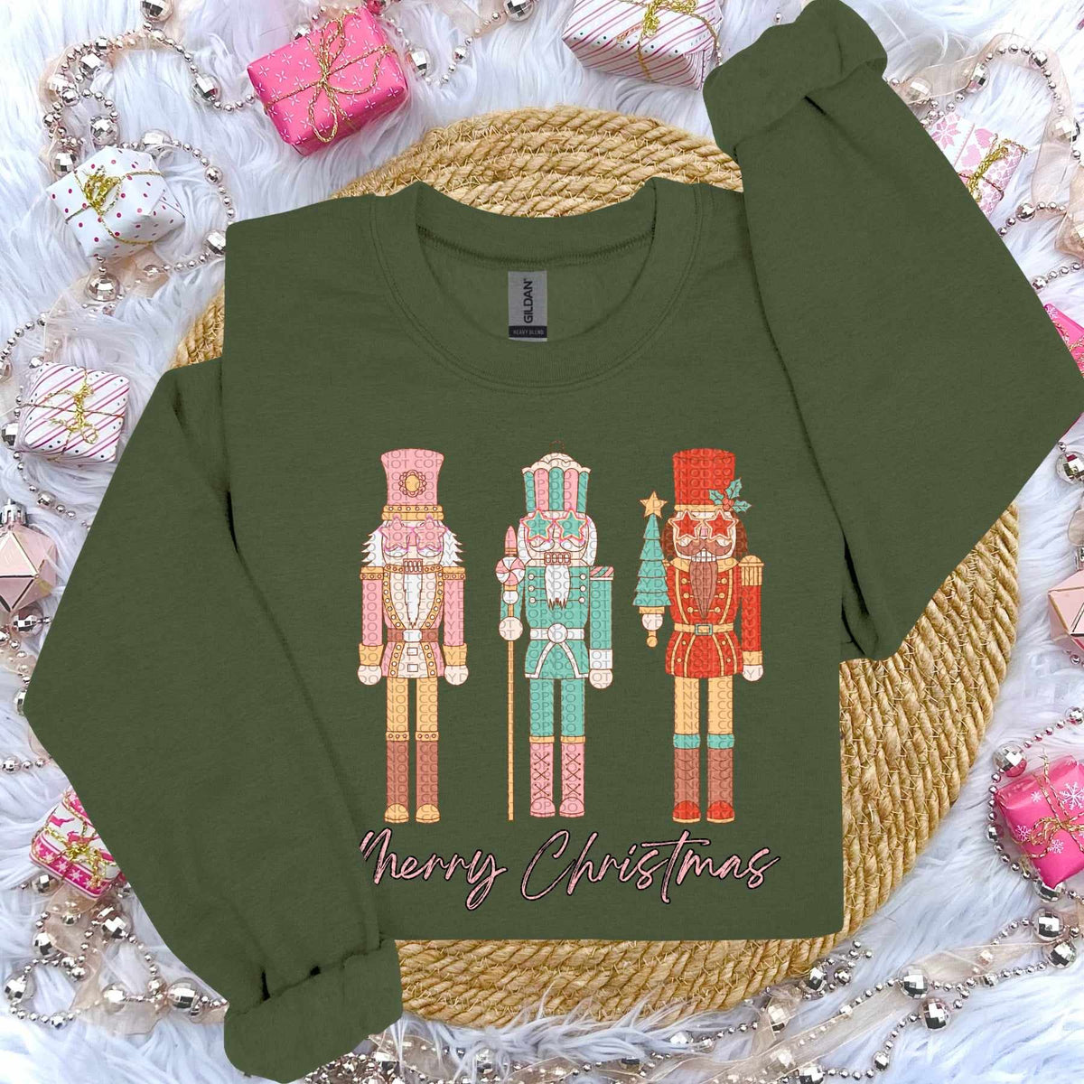 Merry Christmas nutcrackers (HW) 60988 DTF transfer