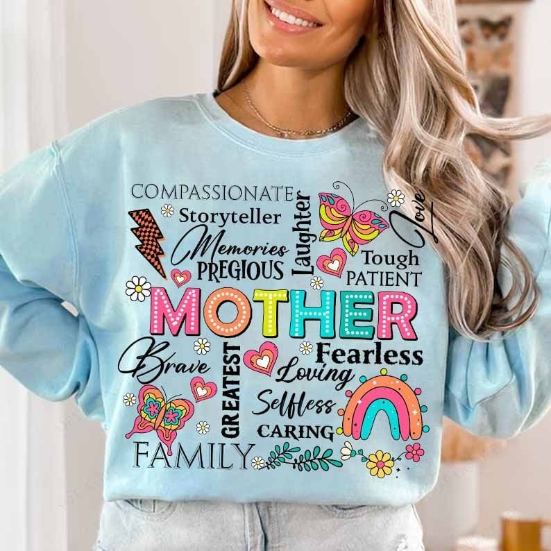 Mother neon font subway 29297 DTF transfer