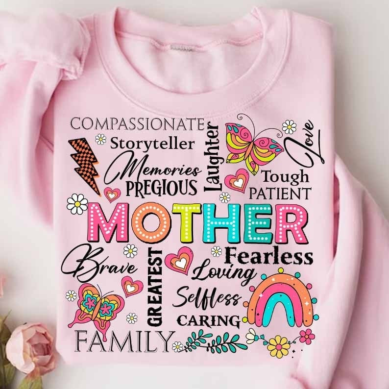 Mother neon font subway 29297 DTF transfer