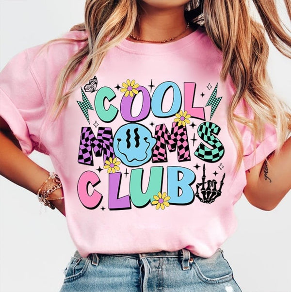 Cool moms club retro 29295 DTF transfer