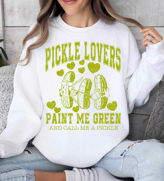 Pickle lover paint me green 20017 DTF Transfer