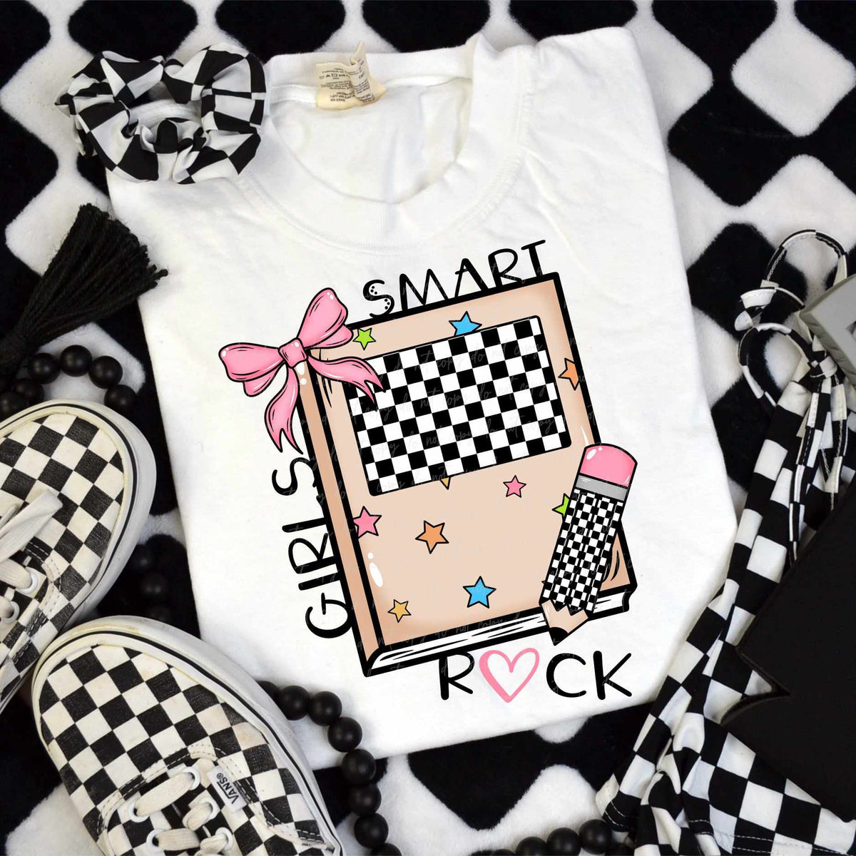 Smart girls rock notebook (VIRGO) 39679 DTF transfer
