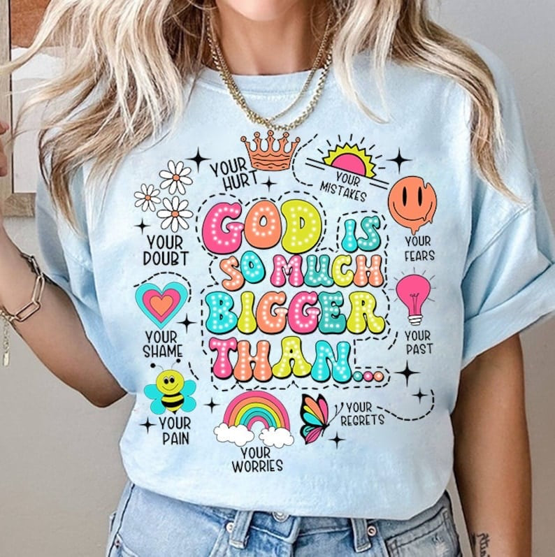 God is so much bigger than 29284 DTF transfer