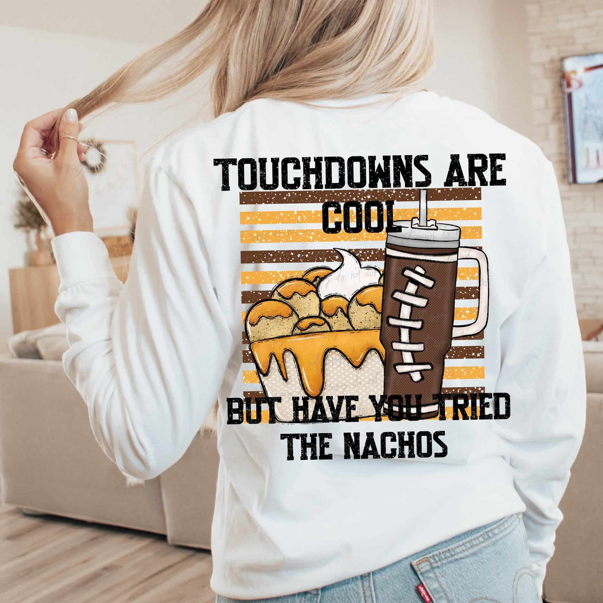 Touchdowns are cool but have you tried the nachos (VIRGO) 39681 DTF transfer