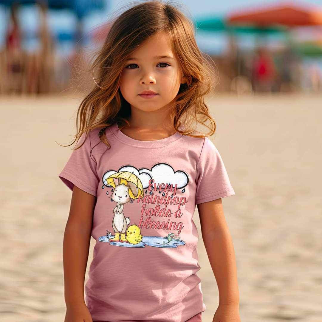 Every raindrop holds a blessing 20034 DTF Transfer