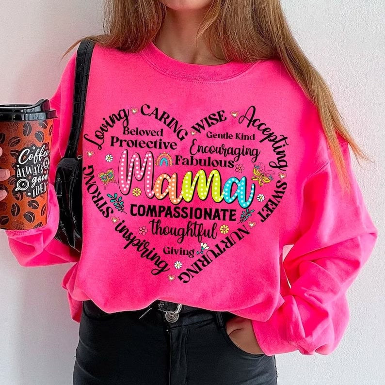 Mama subway heart 29290 DTF transfer