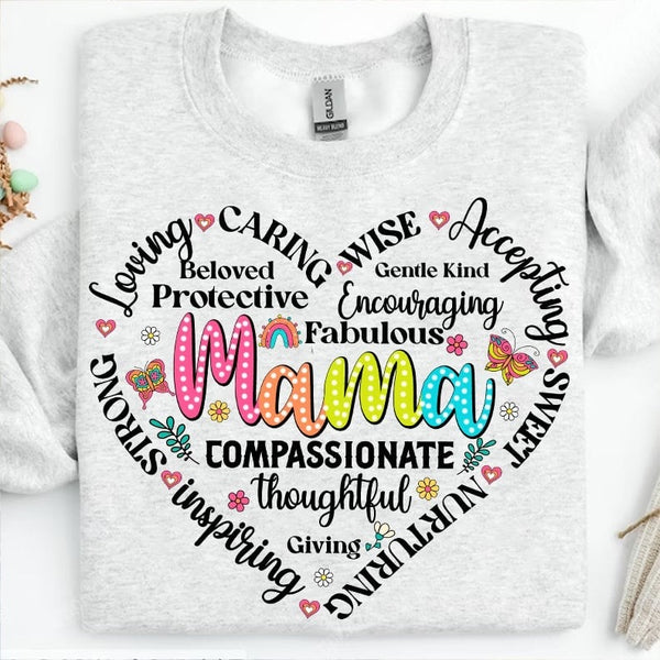 Mama subway heart 29290 DTF transfer