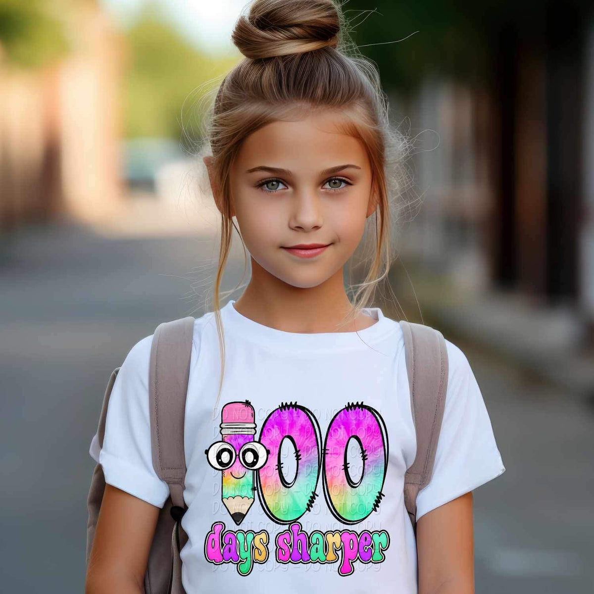 100 days sharper colorful 20041 DTF Transfer