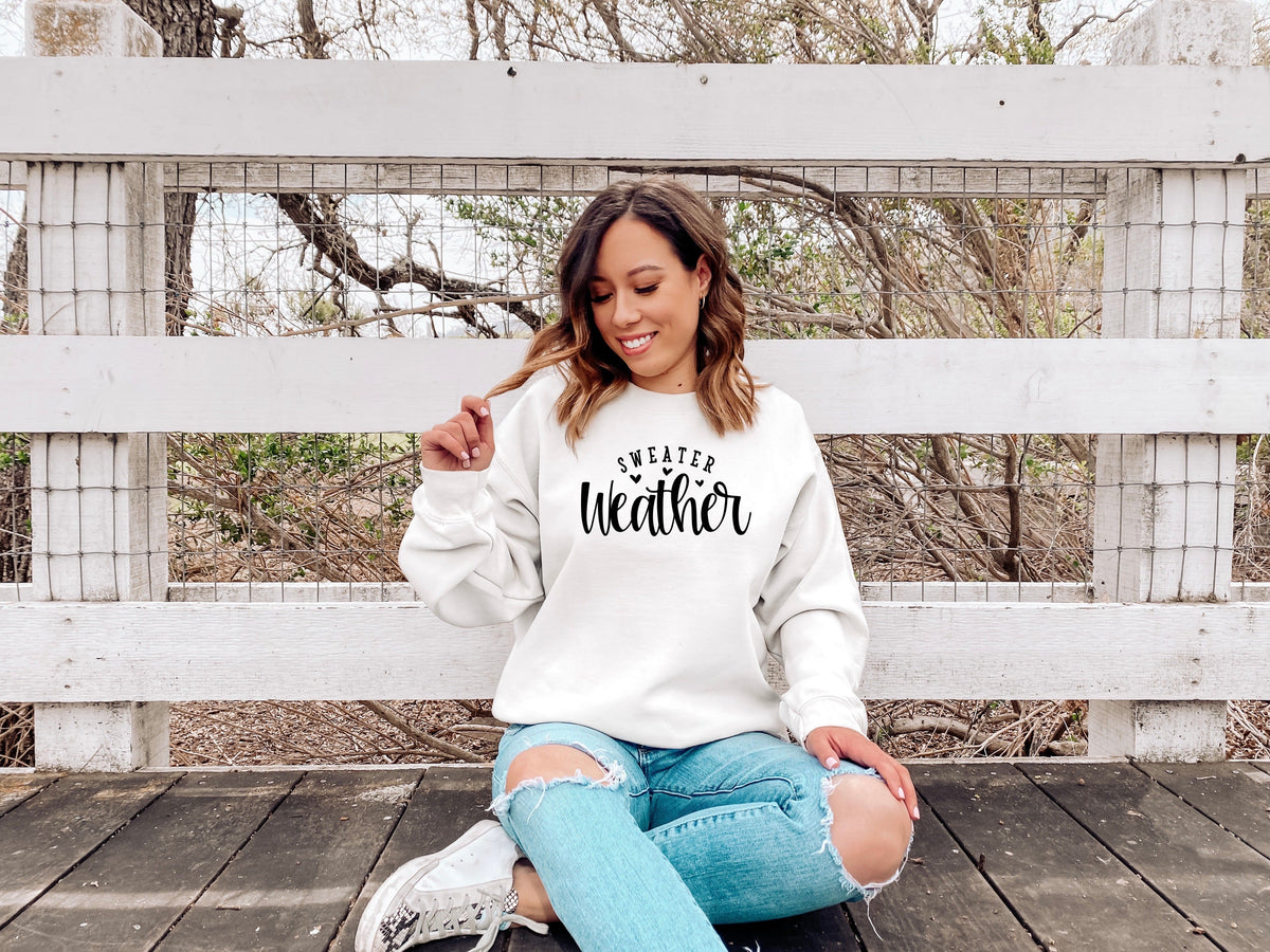 Sweater weather 3 hearts 62091 DTF transfer