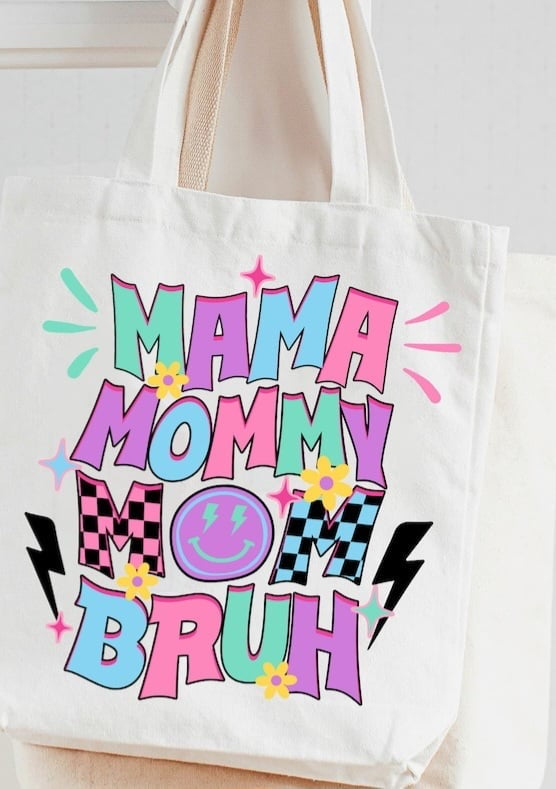 Mama mommy mom bruh retro 29349 DTF transfer