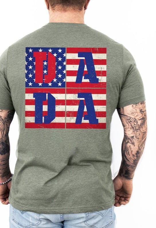 Dada flag filled blocks 29343 DTF transfer