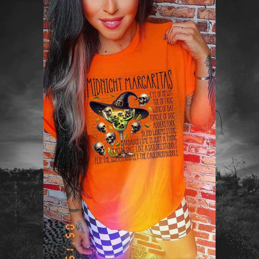 Midnight margaritas black font (MCDD) 39719 DTF transfer