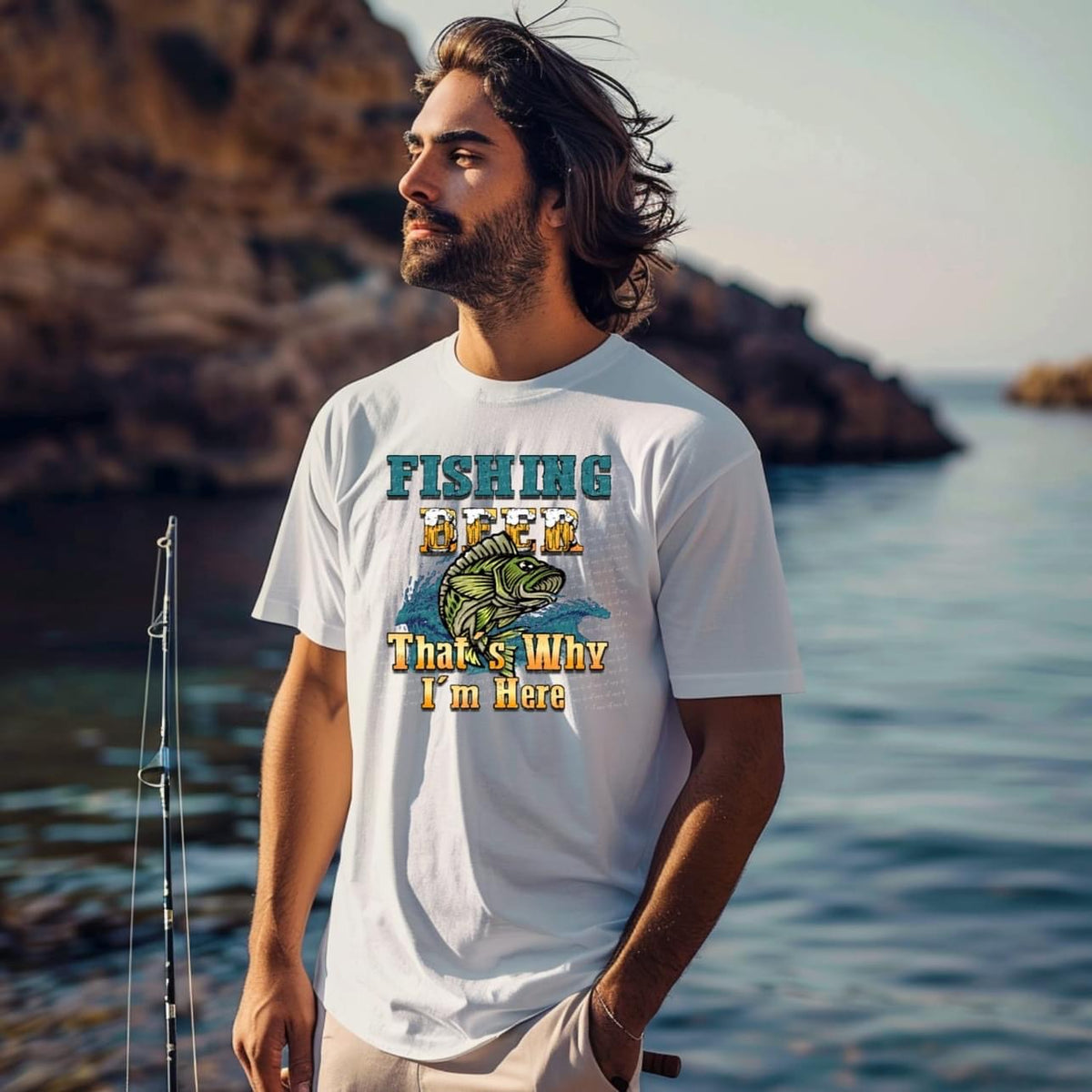 Fishing beer that’s why I’m here 22978 DTF transfer