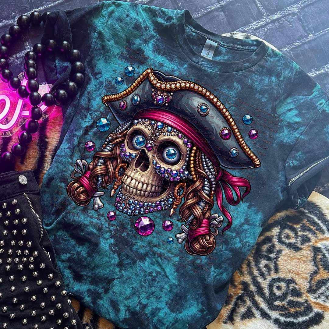 Rhinestone pirate (MCDD) 39718 DTF transfer
